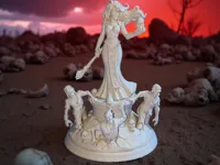 Figurine nécromancienne pour jeu de rôle — photo 2