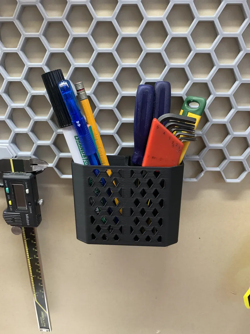 Honeycomb - Twin pocket pen/accessory box