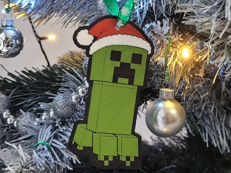 Minecraft - Creeper Christmas Ornament