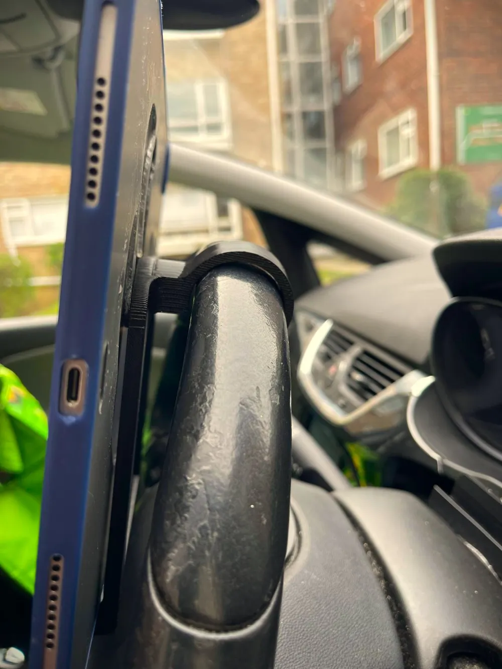 Steering Wheel Tablet & Phone Holder - Car Stand - Free 3D Print Model ...