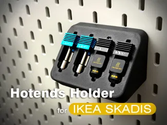 SKADIS Hotends Holder - H2, P2S/X2D