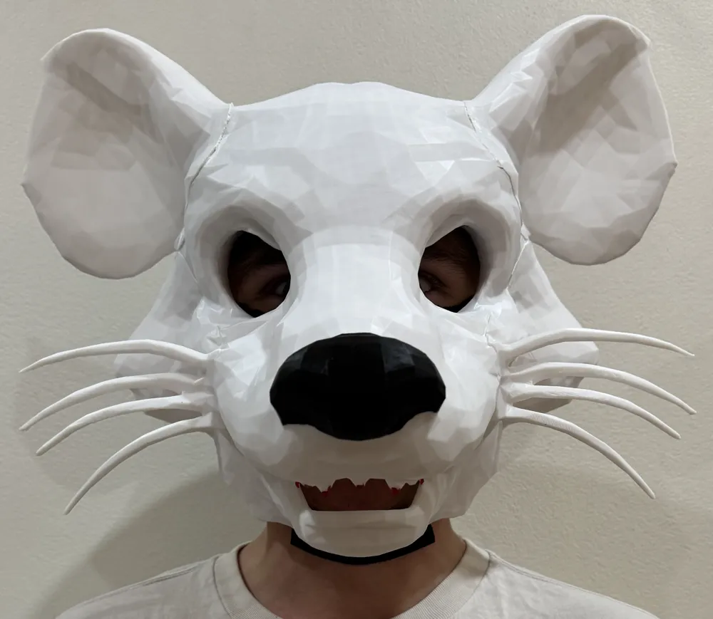 Rat Skull Mask by NotAllowedToBeginWithUser_ MakerWorld: Download Free ...