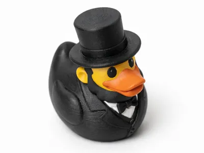 Abraham Lincoln Duck Figurine