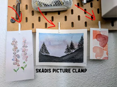 SKÅDIS picture clamp