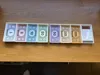 Tray1 and 2 with increased denomination left to right