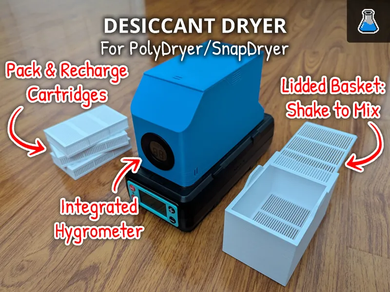 Desiccant Dryer with Hygrometer for PolyDryer