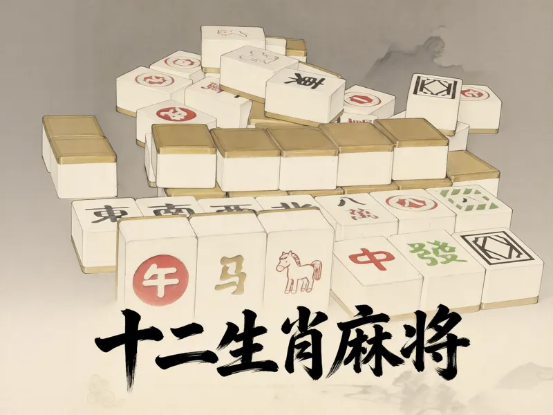 十二生肖×十二时辰×麻将