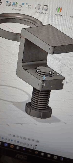 Suporte Multifuncional para Mesa Aspirador/Headset