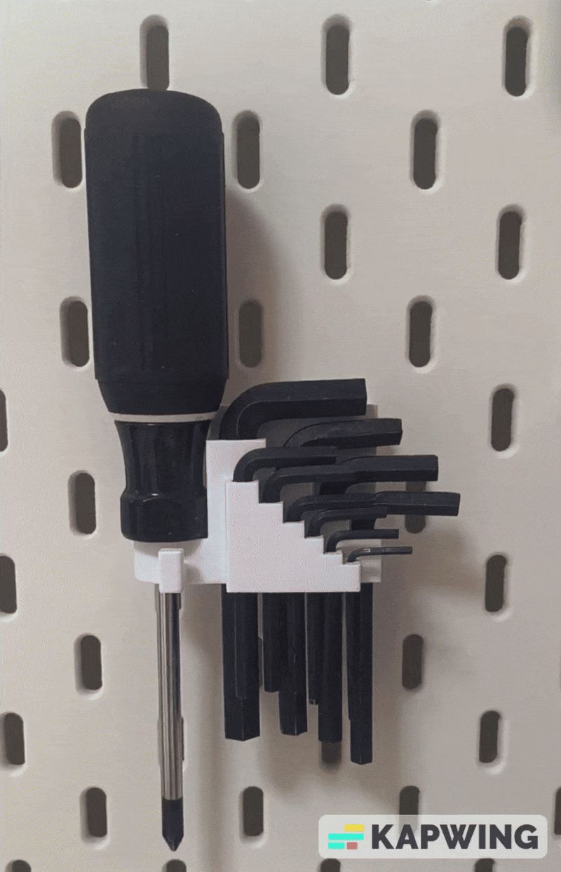 IKEA SKÅDIS Compatible Hex Holder