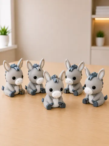 Figura decorativa: Baby Donkey – Timo — vista de referencia 2