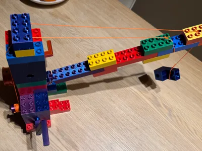 Working Duplo Crane with Winches