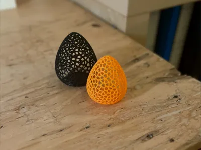 Voronoi Easter Egg (easy to print)
