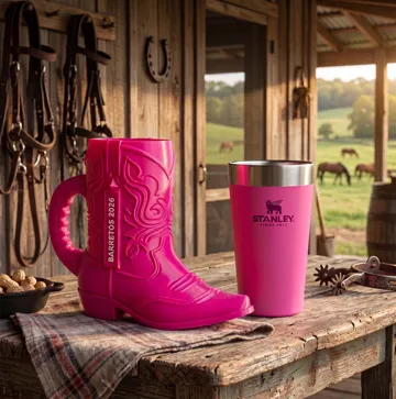 Soporte: Porta Latas 473ml BOTA COUNTRY (Nome Editável) — vista de referencia 3