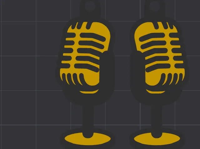 Retro Microphone Earrings