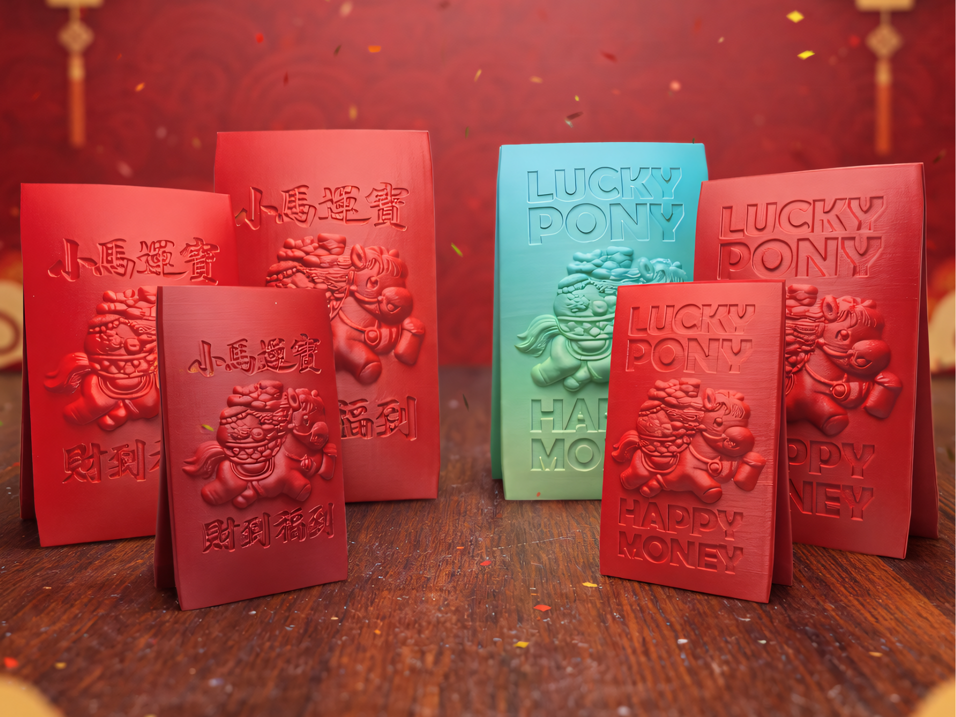 Lucky Pony Red Envelope