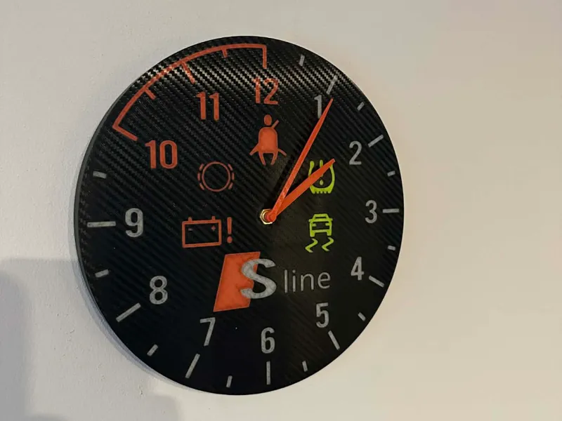 ZEGAR  clock AUDI SLINE