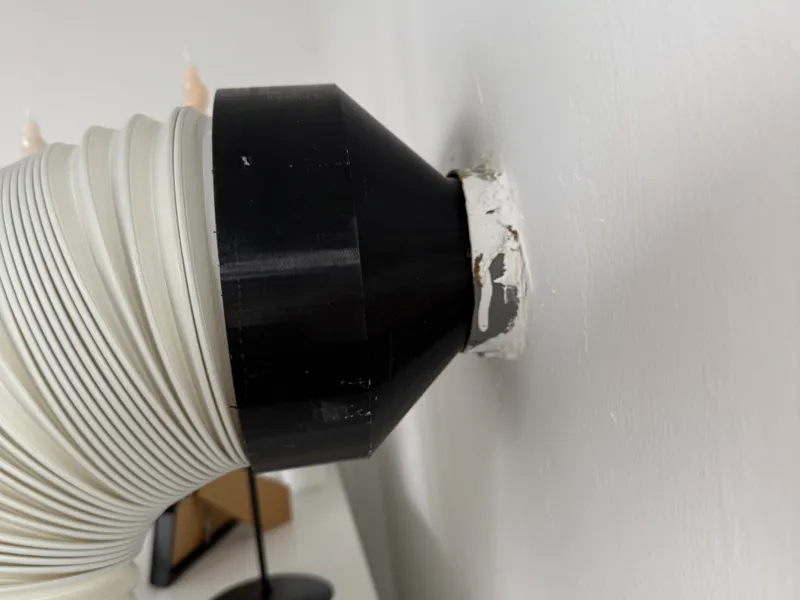 Klimaschlauch Adapter 76mm