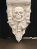 MEDIUM Ossuary Warden — Gothic Skull Corbel Shelf