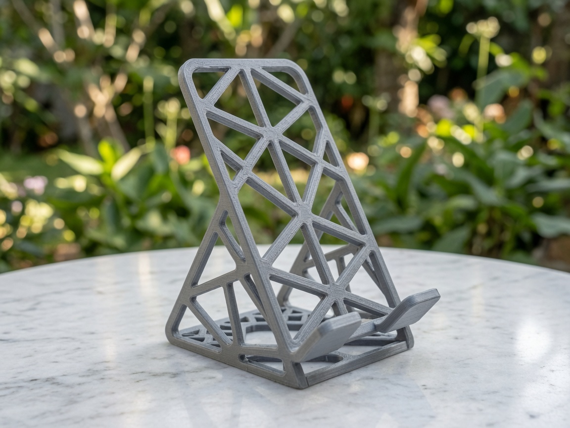 Geometric Lattice Phone Stand