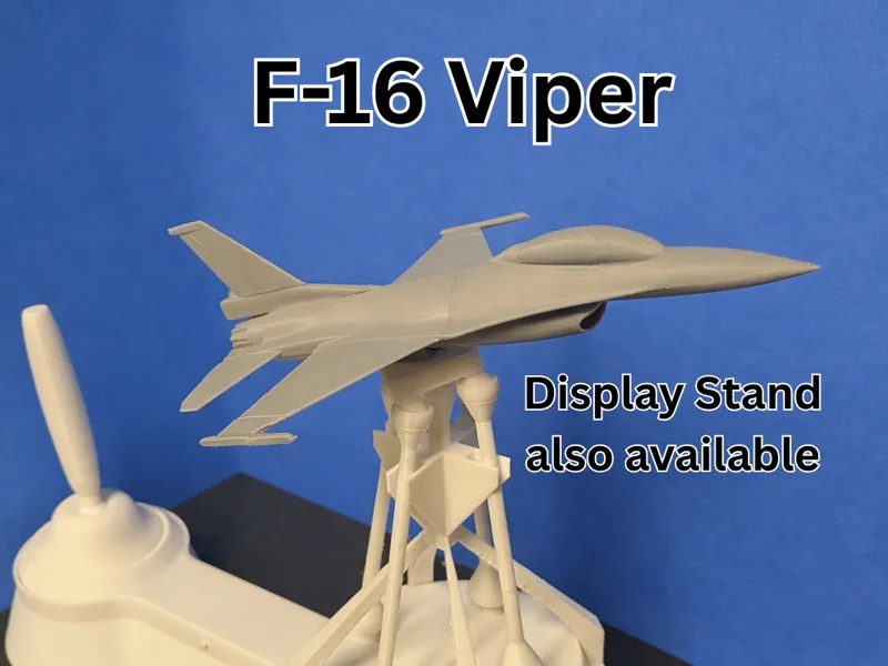 F-16 Viper - Display Stand and Jet Joystick