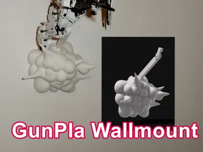 RG Gunpla Wallmount / Action base 