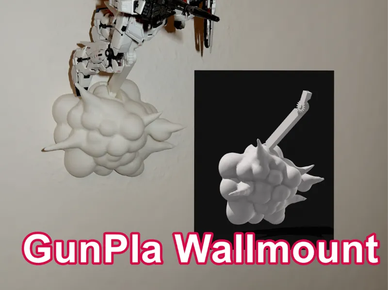 RG Gunpla Wallmount / Action base 