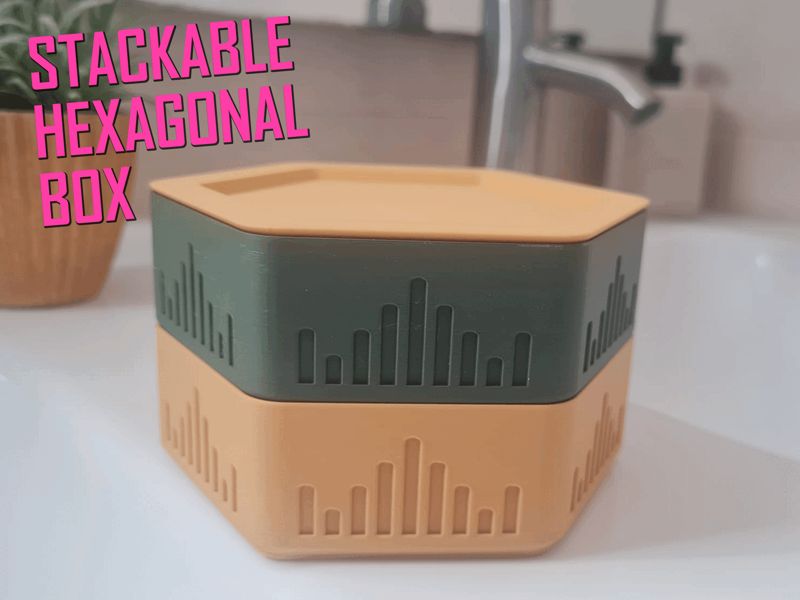 Stackable Hexagonal Boxes