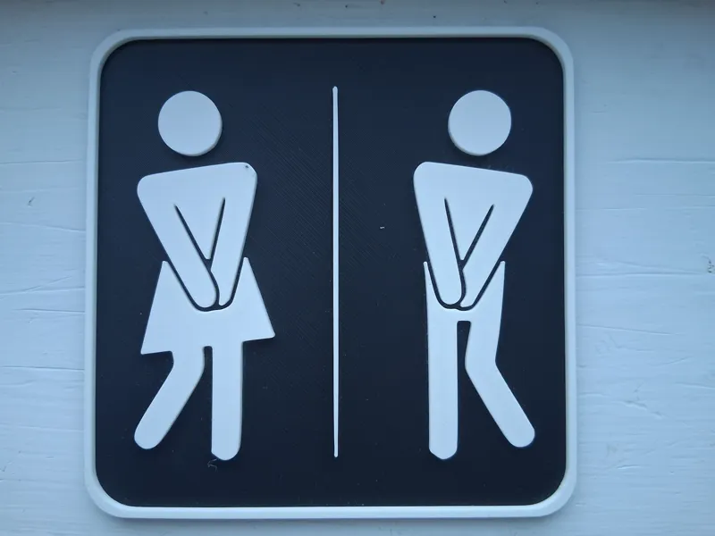 Toilet Door Sign