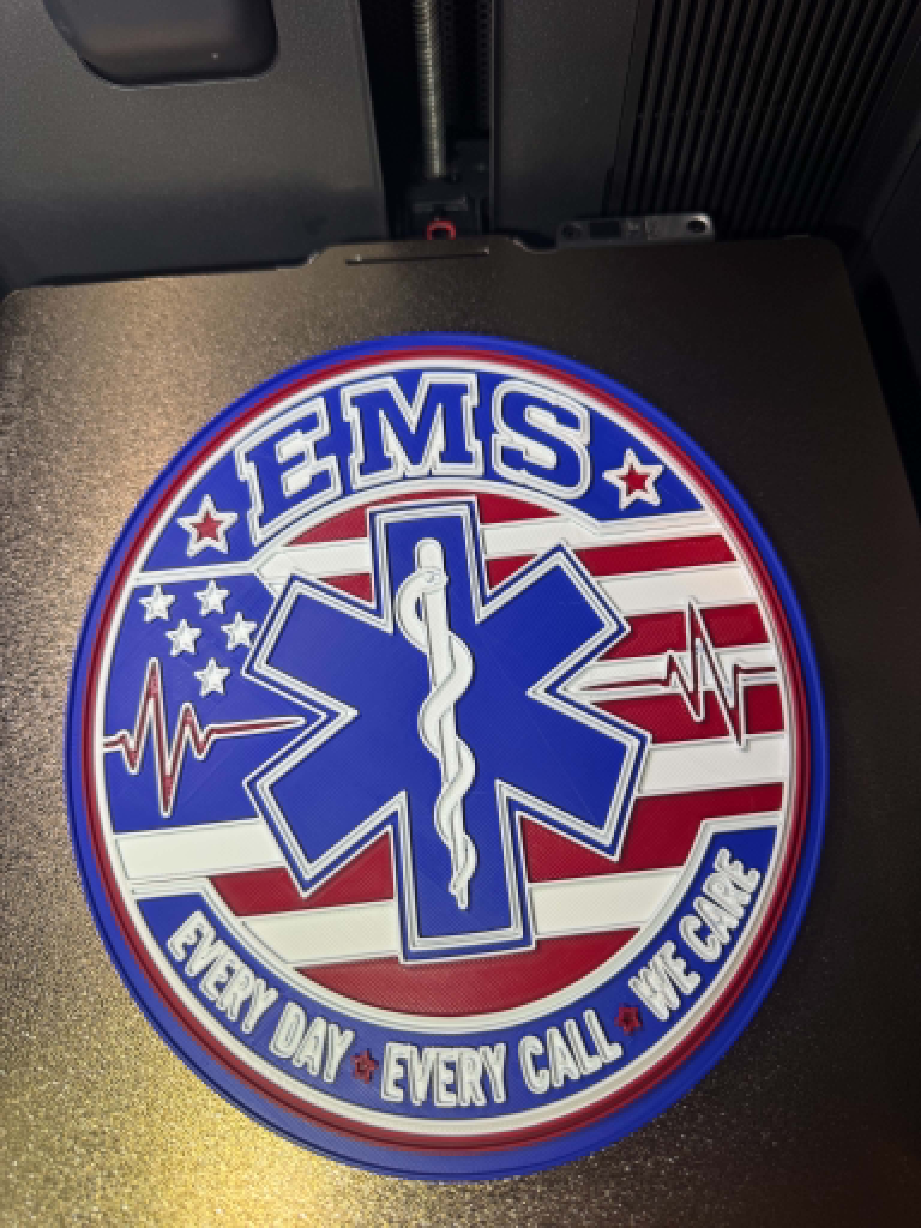 EMS First Responder Sign - Free 3D Print Model - MakerWorld