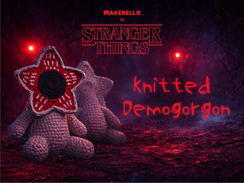 Knitted Demogorgon - StrangerThings