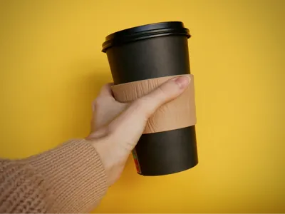 Сoffee cup grip sleeve 