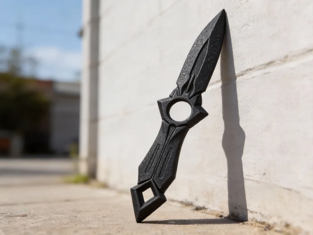 Square Dagger Straight-Pattern Square-Tail Tactical Dagger - Free 3D Print Model ...