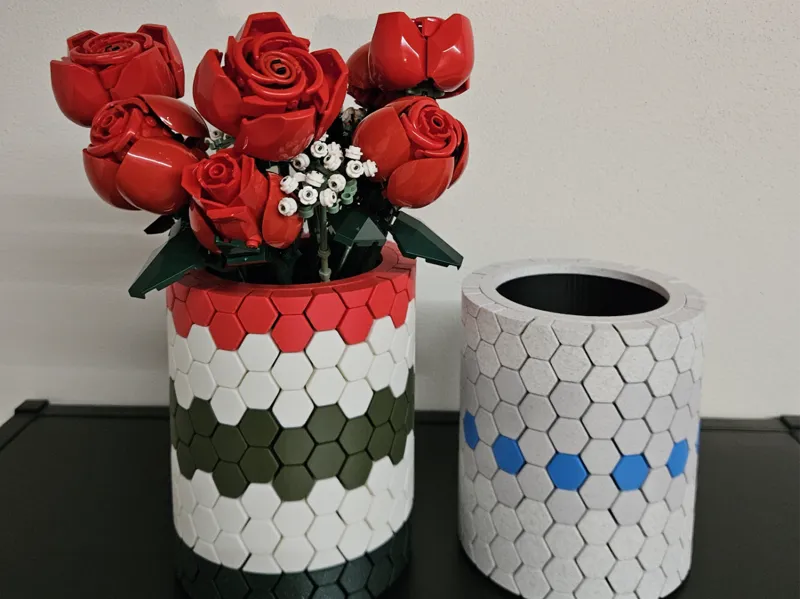 Vaso ad esagoni personalizzabili,crea il tuo stile