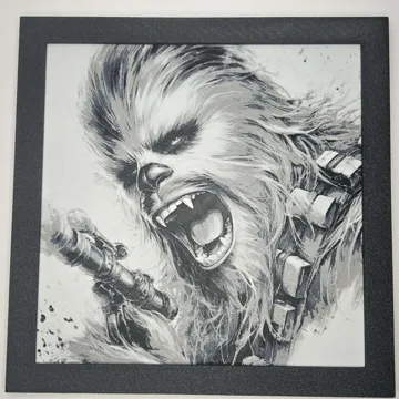 Cuadro decorativo en 3D: Chewbacca Hueforge — vista de referencia 4