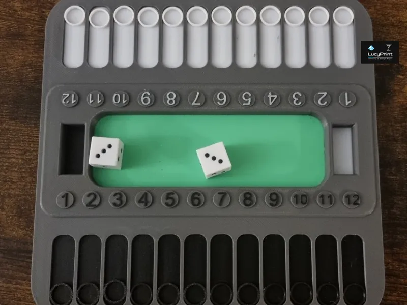Dice game by LucyPrint