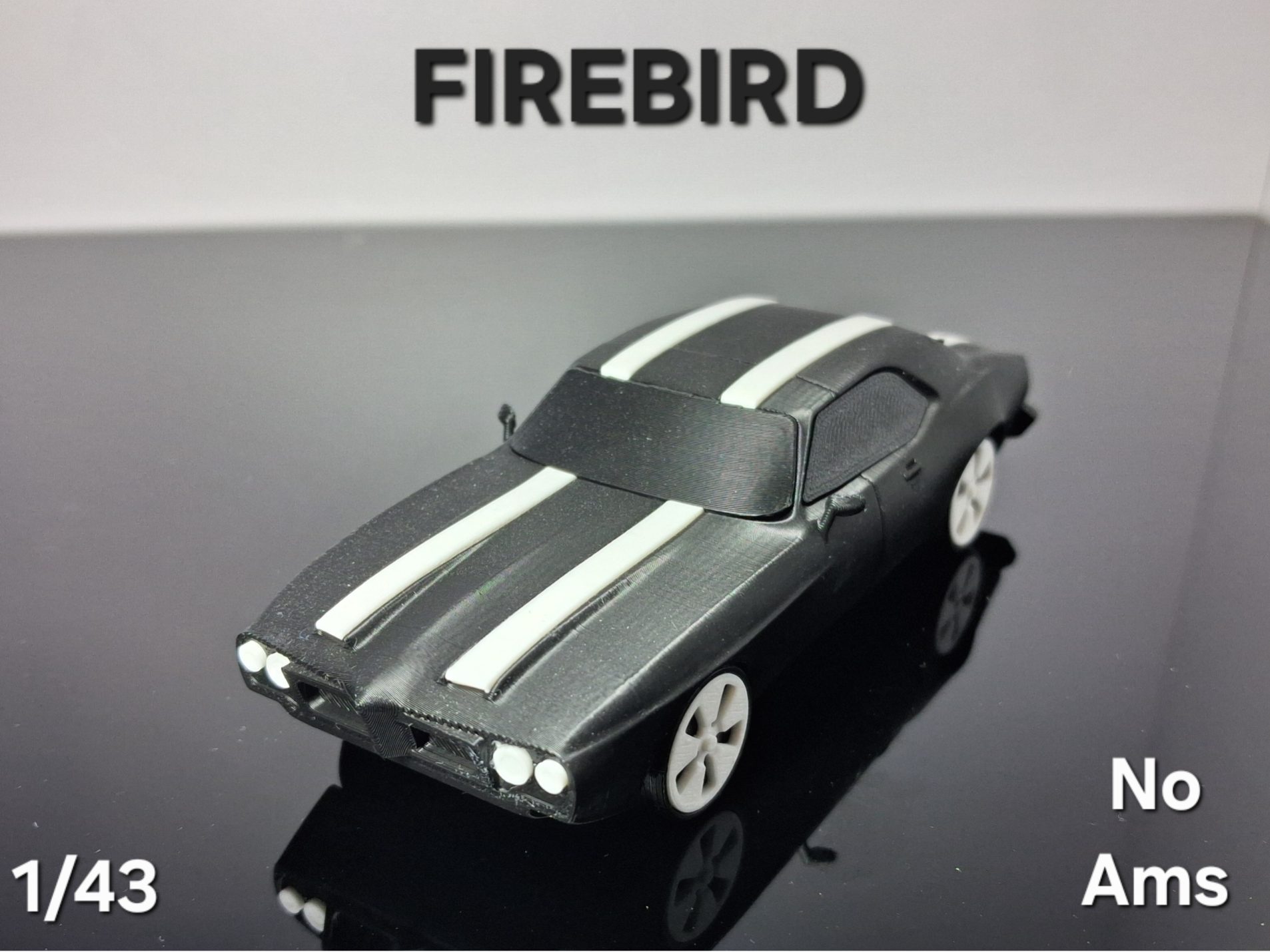 FIREBIRD 1/43 CAR SCALE MODEL KIT NO AMS 