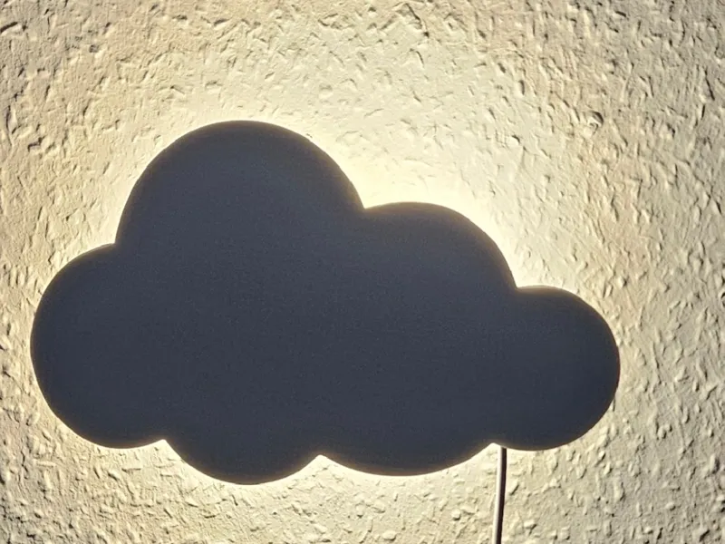 Wolken Wandlampe 