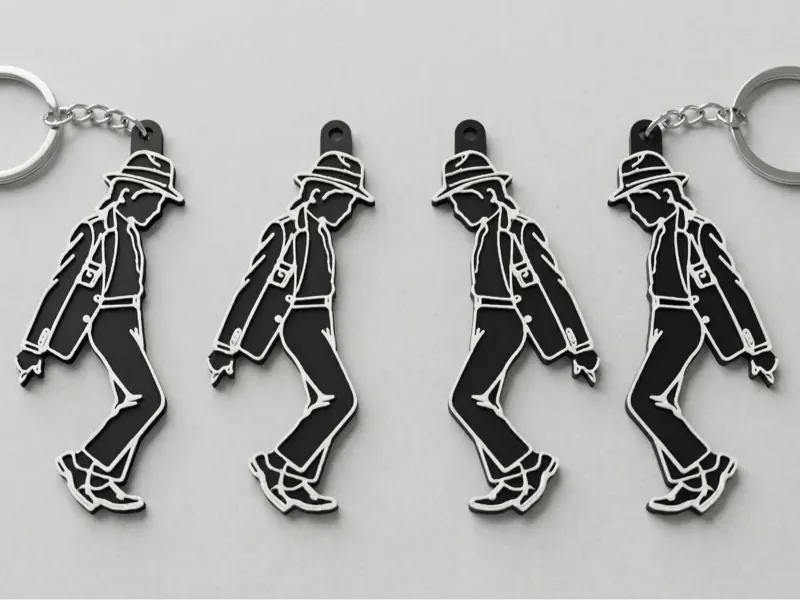 Michael Jackson Keyring
