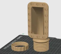 Presupported and an inner brim 0.2mm layer, 2 walls, 15% infill