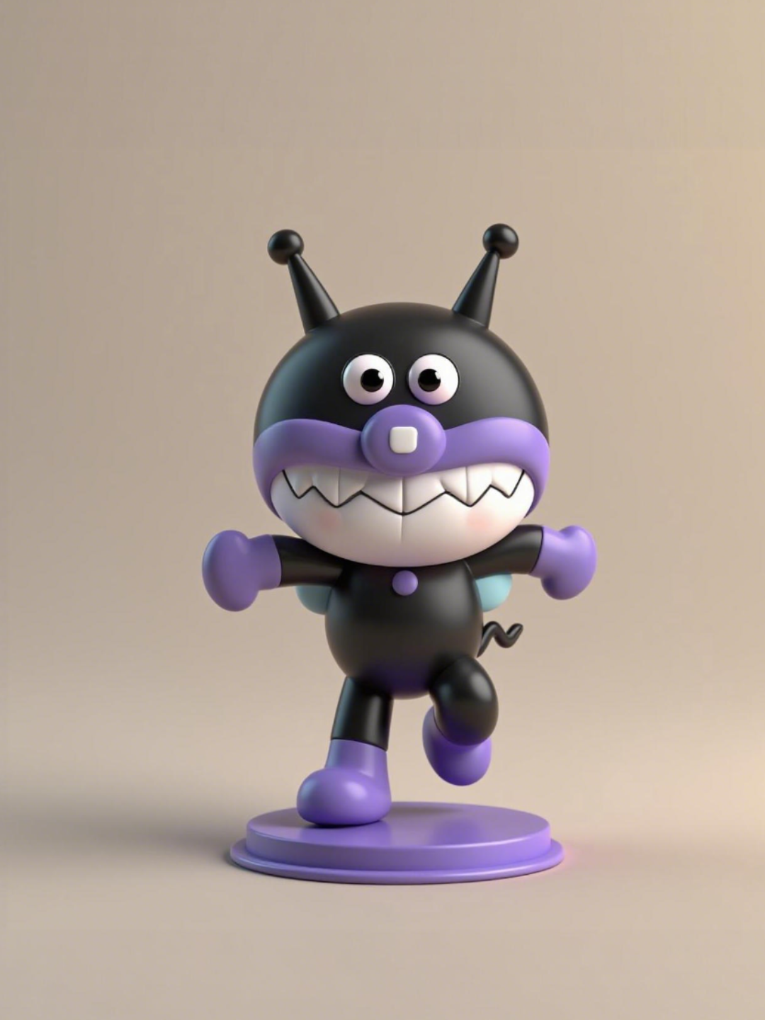 Baikinman - Anpanman animated merchandise figure - children's