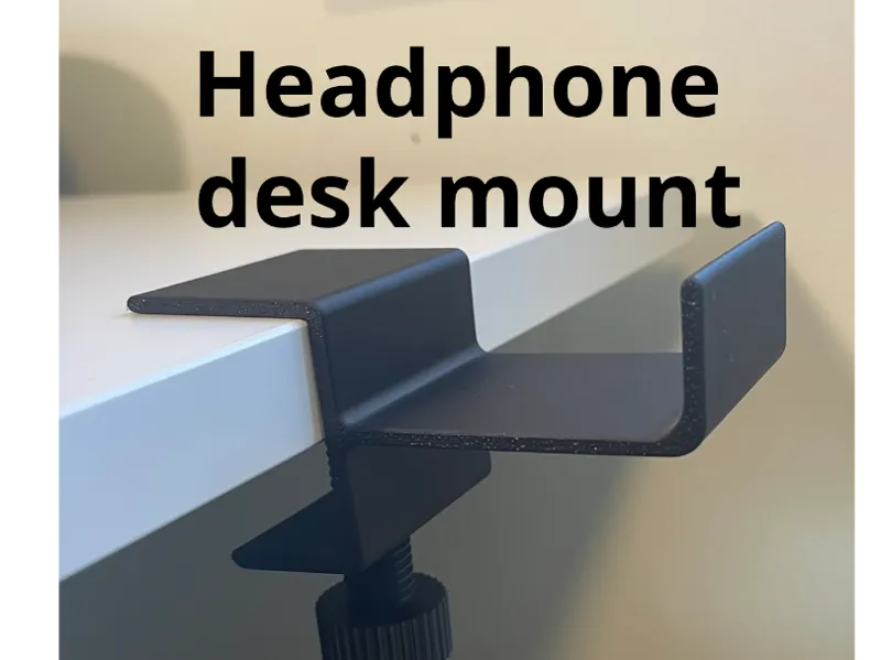 Desk Headphone mount