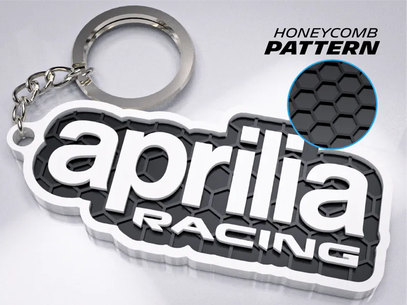 Aprilia Racing Keychain