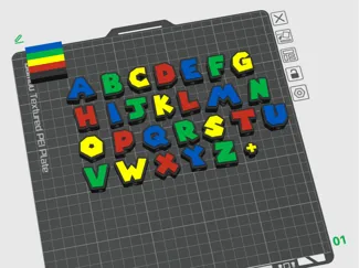 Letras Mario Llavero – Abecedario Completo A-Z