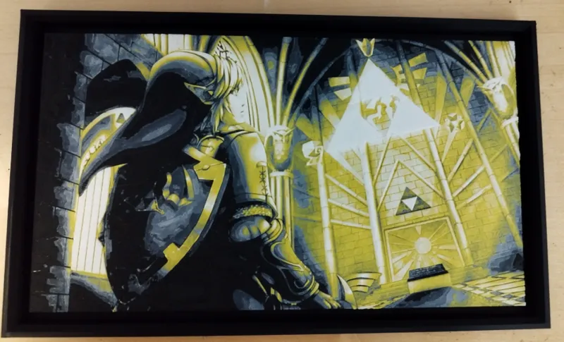 Zelda Cathedral HueForge Frame