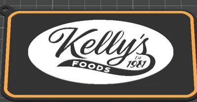 Kelly's Food keychain