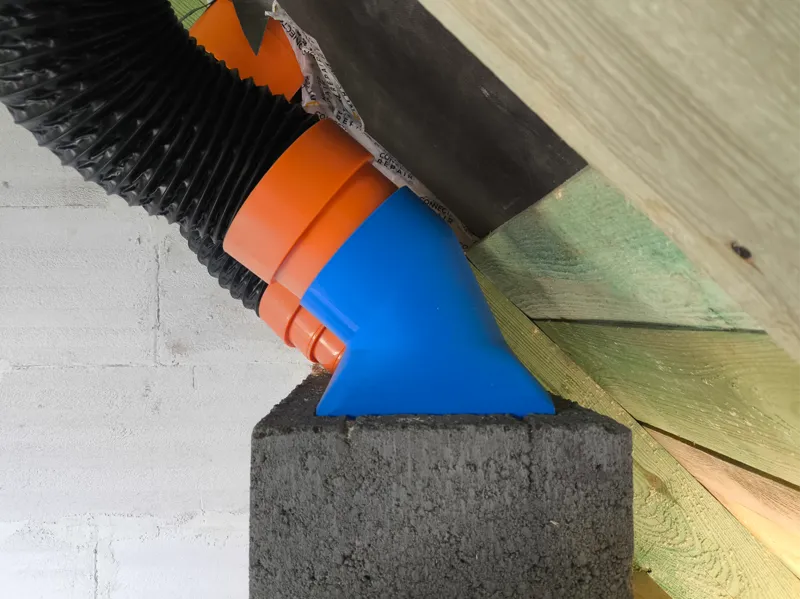 Ventilation chimney reduction o125x175I125