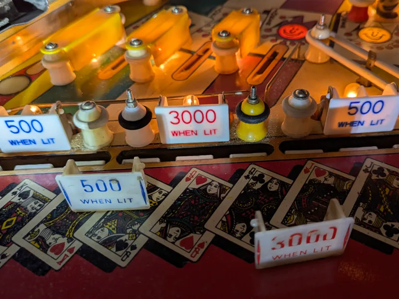 Dip Target gottlieb 500 A-15747 & 3000 A-15749
