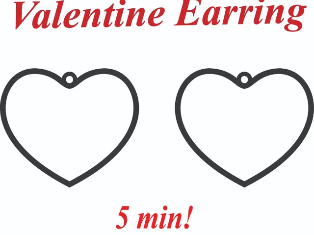 valentine earring #4