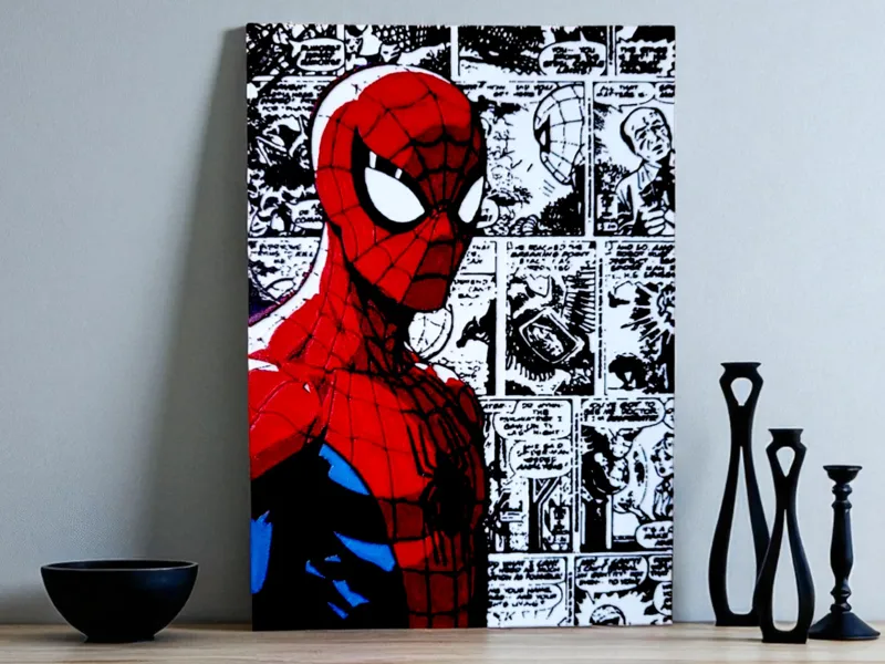 Hueforge Spiderman Comic