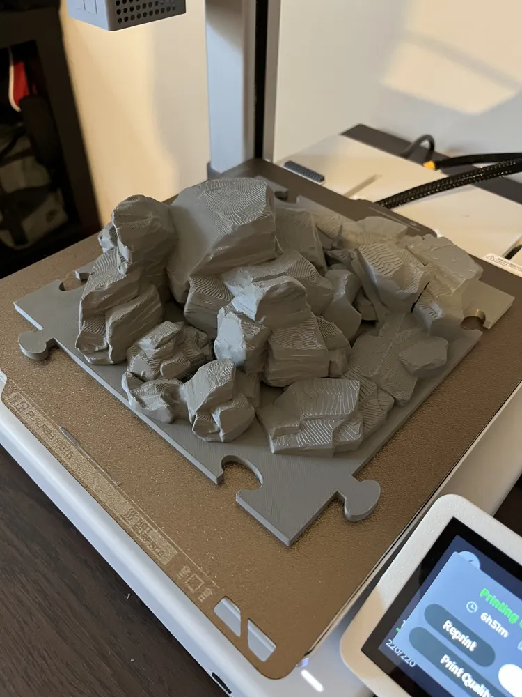 RC Crawler Park - Rock formation - Free 3D Print Model - MakerWorld